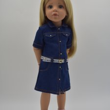Одежда для кукол готц платье Сафари