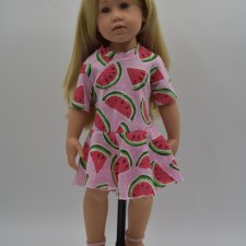 Одежда для кукол готц платье трикотажное