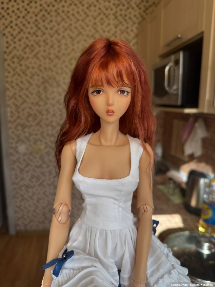 Парики для кукол из шерсти ангорской козы - kenshinvivern