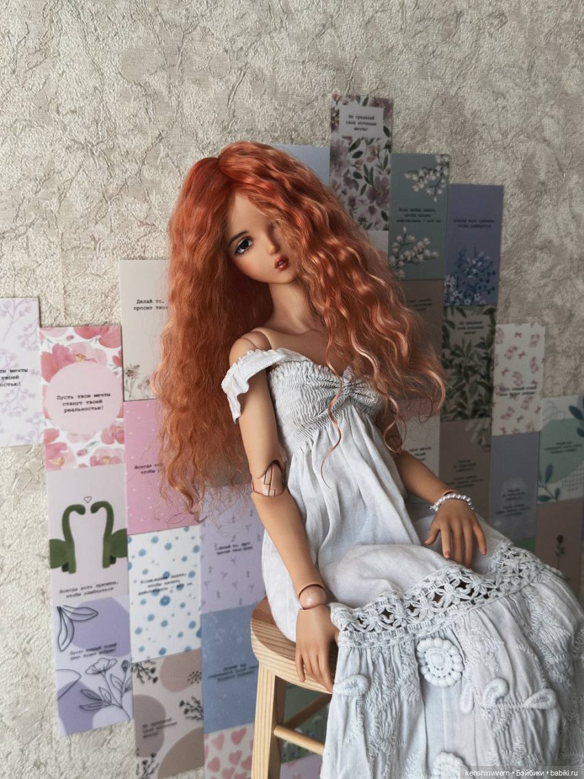 Парики для кукол из шерсти ангорской козы - kenshinvivern