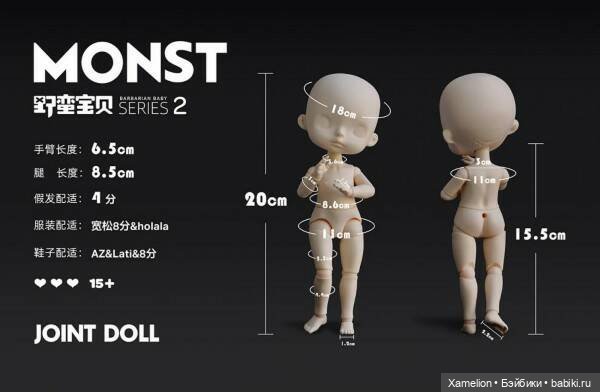 Всё дело в теле — Гибриды шарнирных кукол (не БЖД): подбор тела