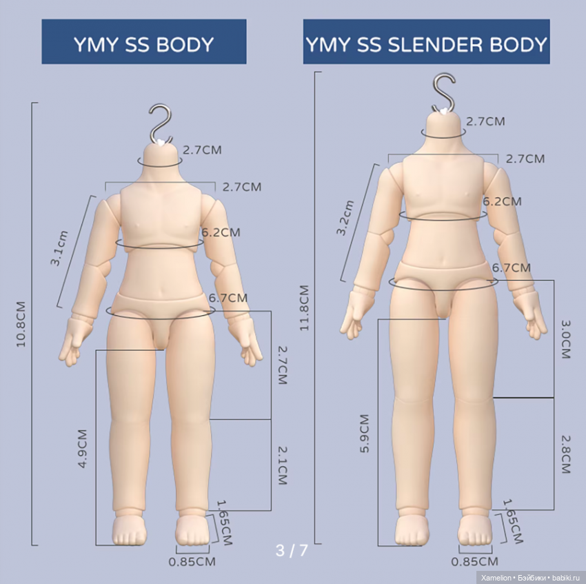ОБЗОР новинки - ТЕЛО YMY об11 Мальчик (фото 2)