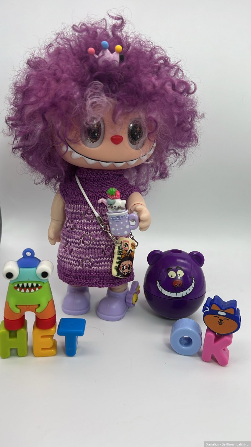 Кржемилька в сиреневом — Игрушки Labubu (Лабубу) и The Monsters: Pop Mart