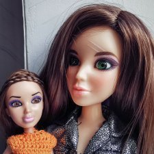 Потому что глаза! Мини Лив. Эксперимент Лив из Макдональдс на теле Энчантималс.