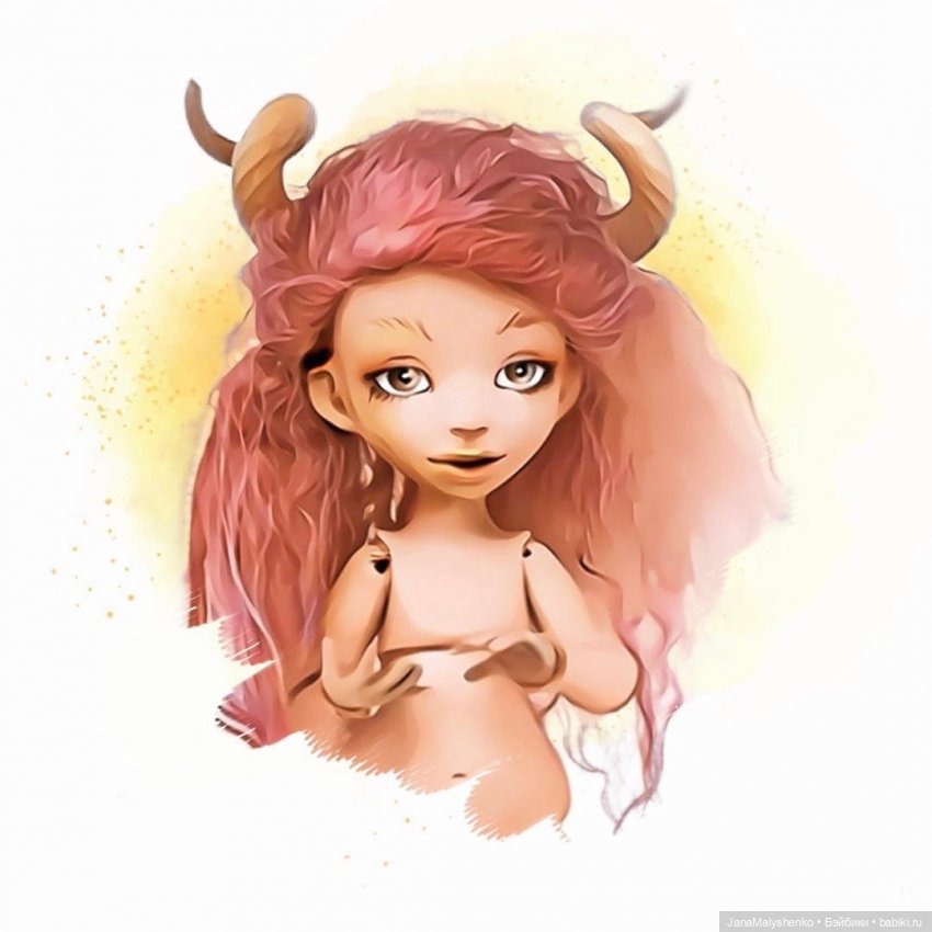 портрет куклы