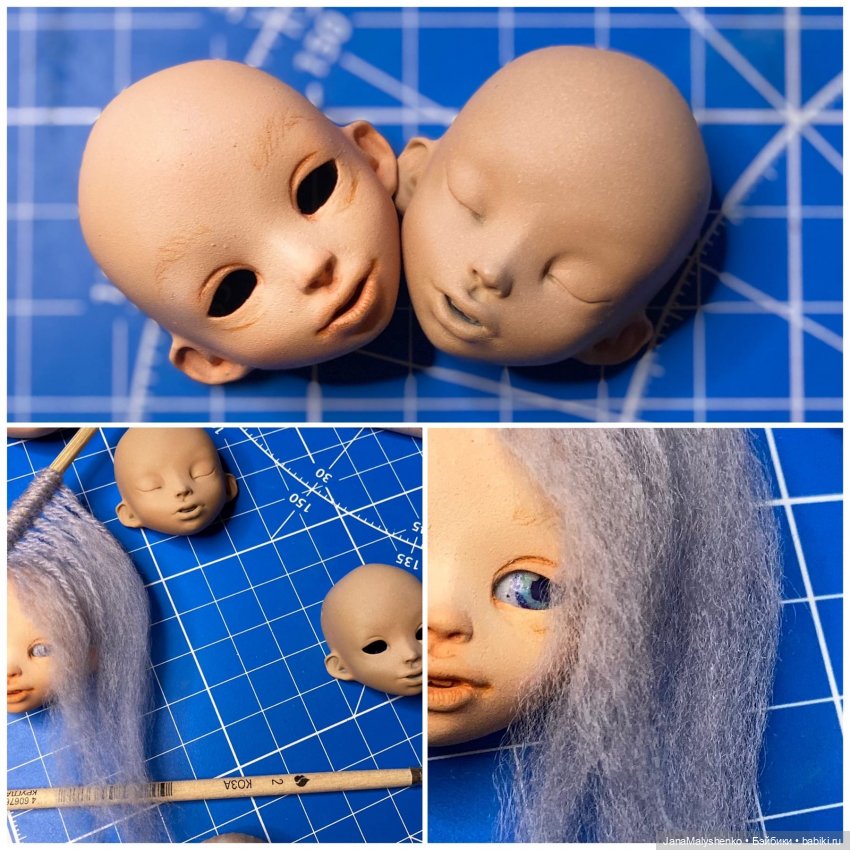 лицо куклы