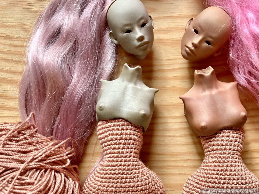 Процесс создания куклы: амигуруми, 3d и чудеса полировки