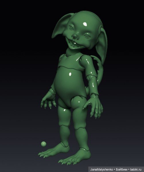 Тролль или гоблин с драконьим хвостом (фото 2)