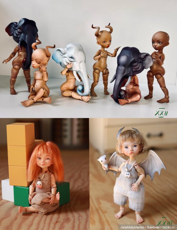 Про апгрейд малышей | Бэйбики Про апгрейд малышей — Авторские шарнирные куклы своими руками: лепка (фото 3)