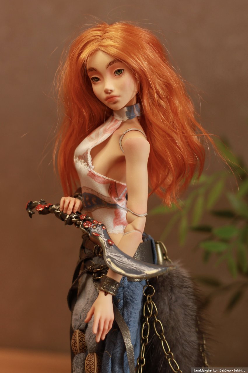 авторская шарнирная кукла