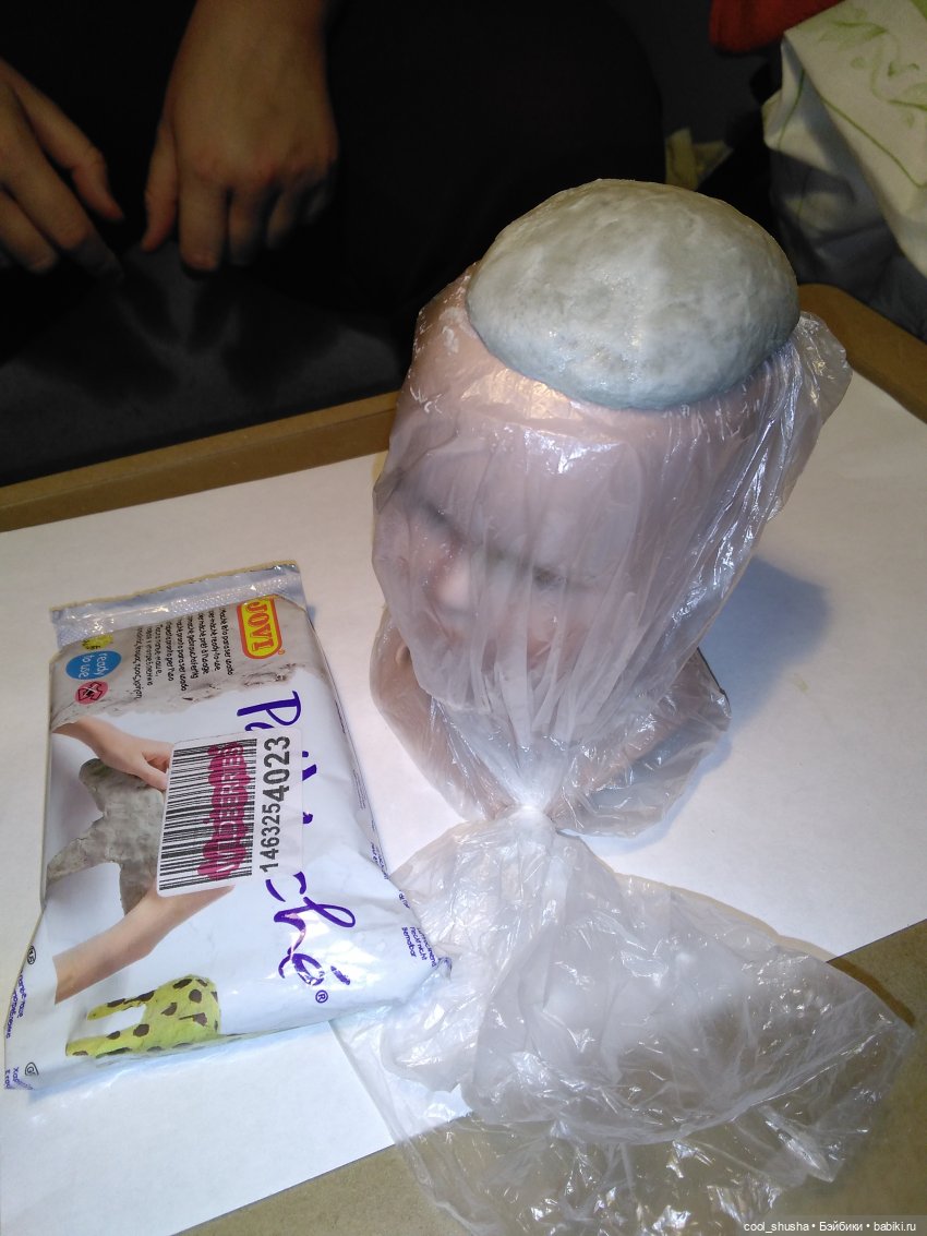 слепили пейт из готовой массы папье-маше