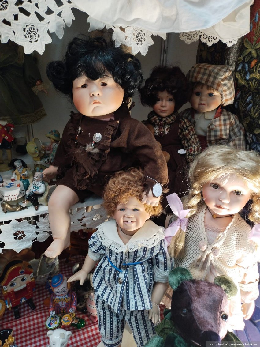Выставка «Куклы и мишки» на Тишинке. Только крупные планы. Часть 1. Куклы (фото 9)