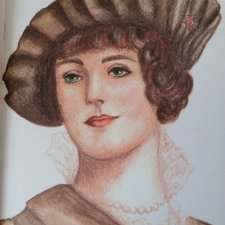 Обзор эскизов эдварианской эпохи для кукол.