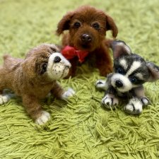 Собачки, которые я вязала