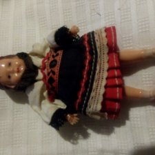 Мини-кукла в национальном костюме "Молдаванка"