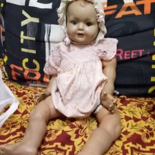 Винтажный пупс Sonneberger Porzellanfabrik, нужны советы по реставрации