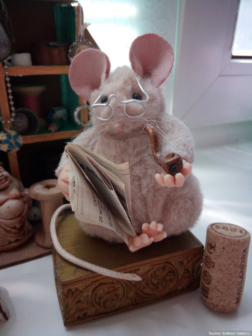 Дедушка и внучок — Авторские игрушки из разных материалов: синельная проволока (фото 2)