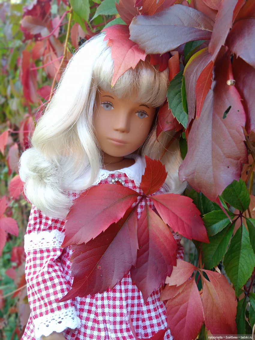 Осень с Sasha doll. От зеленого к красному