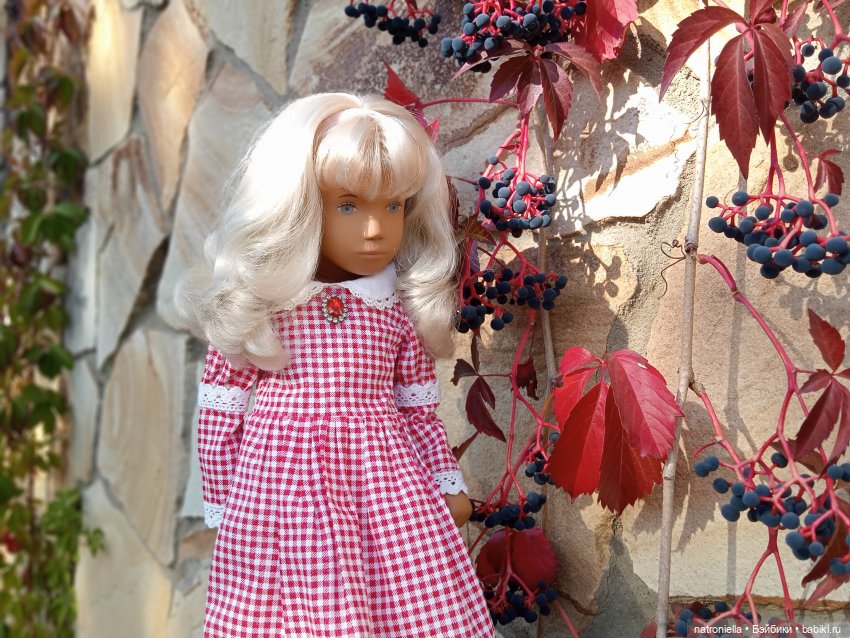Осень с Sasha doll. От зеленого к красному
