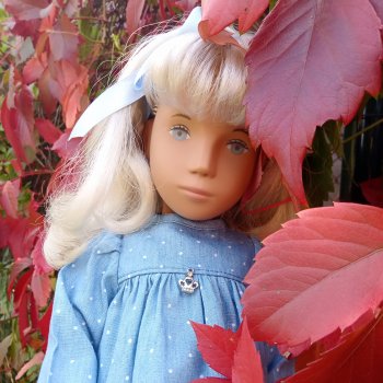 Осень с Sasha doll. От зеленого к красному