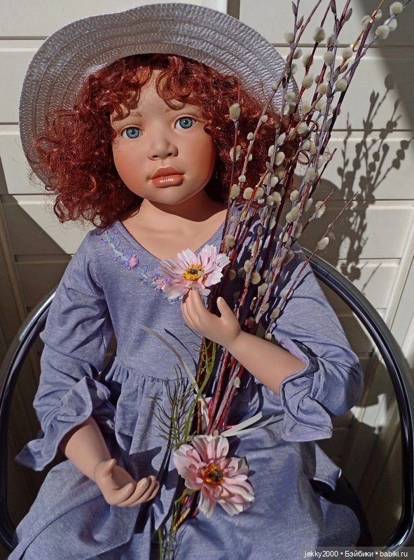 Вербное воскресенье — Куклы Christine Orange (Кристин Оранж): фарфор (фото 2)
