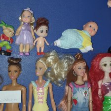 Большой лот игровых кукол