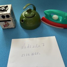 Утюг, плита, чайник