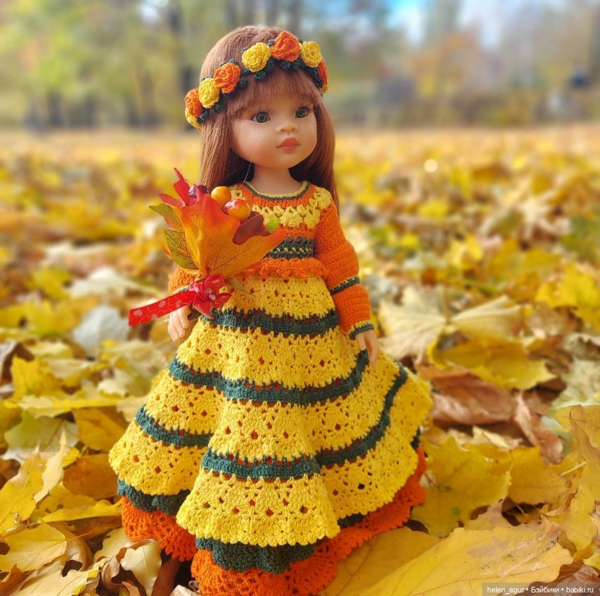 Осенняя симфония — Одежда и обувь для кукол своими руками: фото (фото 2)