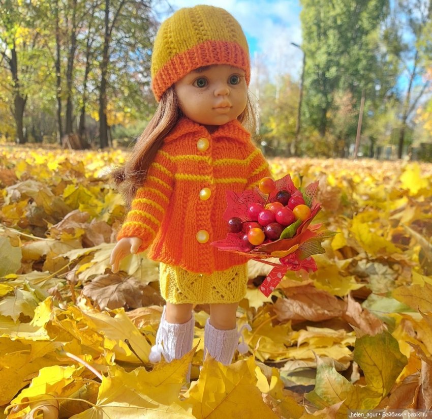 Осенняя симфония — Одежда и обувь для кукол своими руками: фото (фото 3)