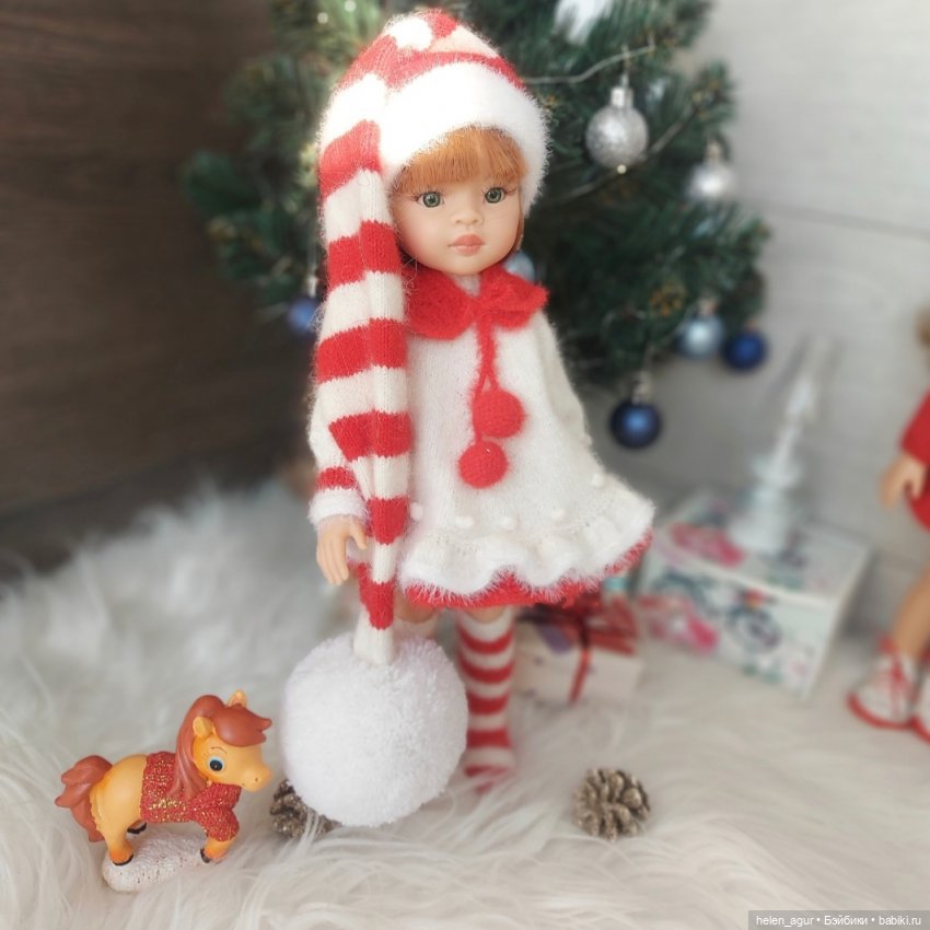 С Новым годом — Одежда и обувь для кукол своими руками: фото (фото 7)