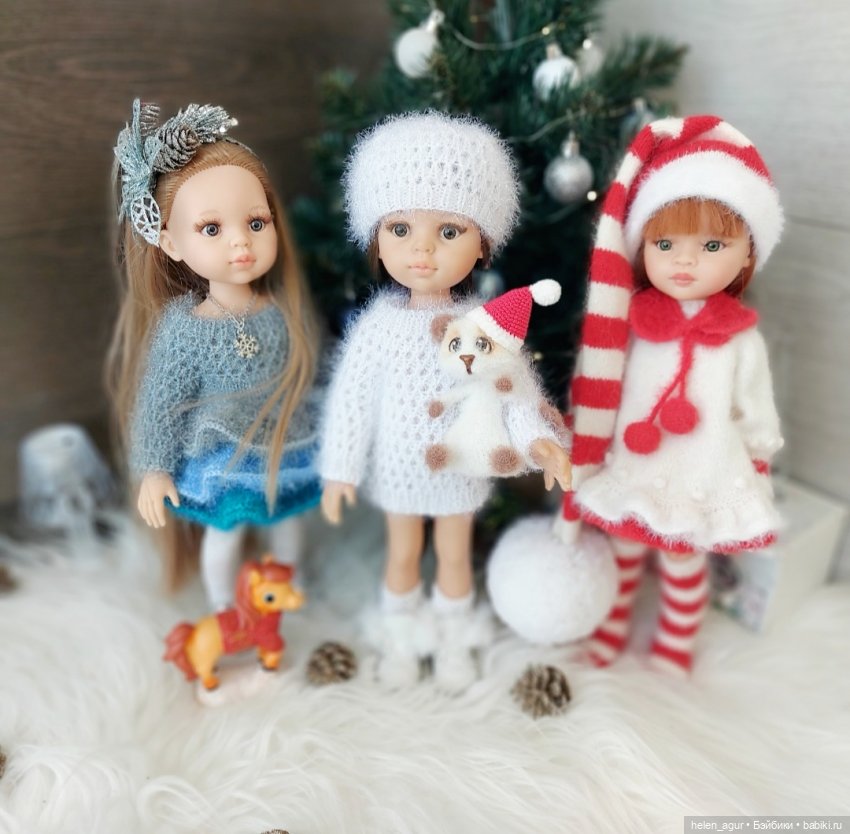 С Новым годом — Одежда и обувь для кукол своими руками: фото (фото 9)
