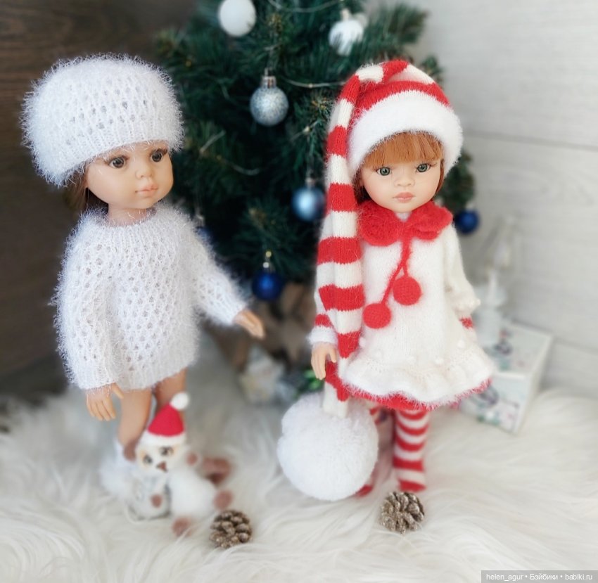 С Новым годом — Одежда и обувь для кукол своими руками: фото (фото 8)