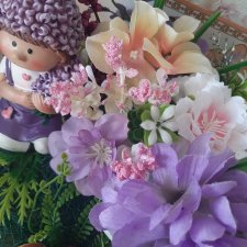 Цветочная девочка на спиле