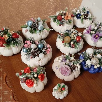 Тыковки для интерьера