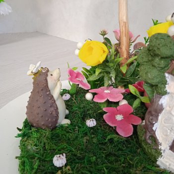 Ёжик и цветочек