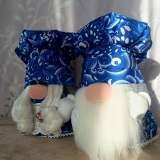 Парочка поварят в стиле гжель