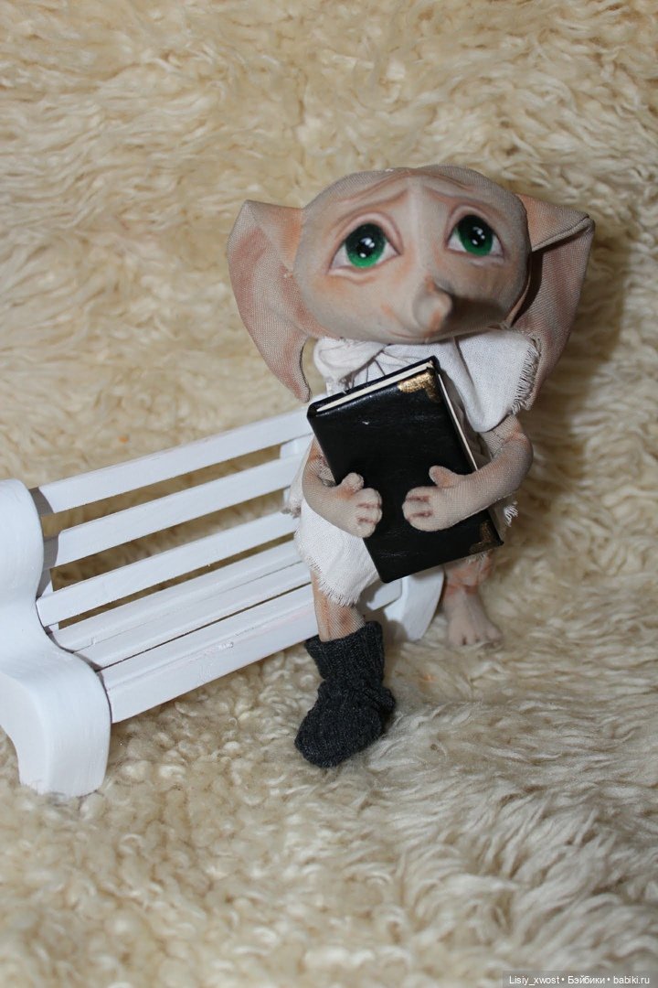 Свободный эльф Добби — Лепка авторских игрушек и папье (фото 4)