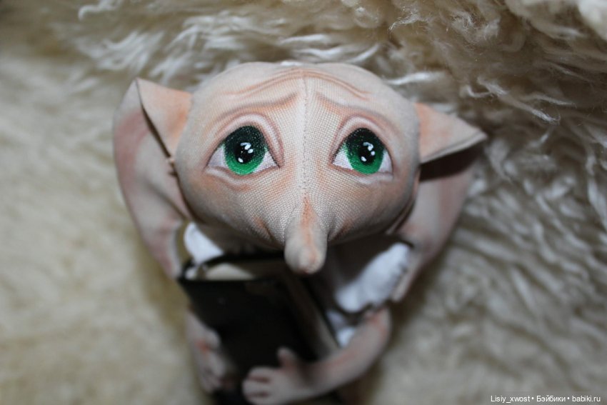 Свободный эльф Добби — Лепка авторских игрушек и папье (фото 5)