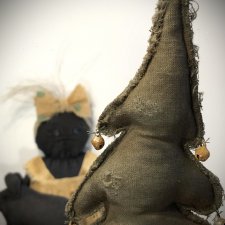 Примитивная чердачная кукла  ручная работа