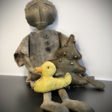 Кукла чердачная экстремальный примитив ручная работа