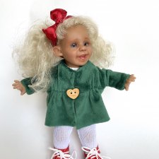 Реставрация старой испанской мягконабивной куклы.