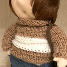 Моя текстильная кукла и проблема выбора волос