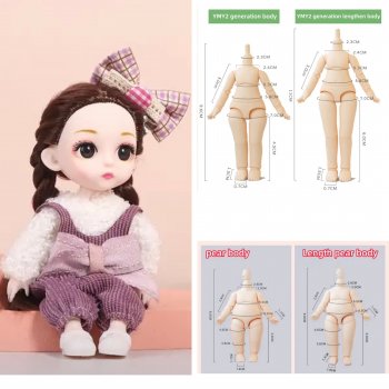 Совместима ли голова куклы Баболи с телом ob11/Obitsu11 YMY?