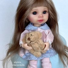 Шарнирная кукла Max&Jessi, 15 см. ООАК