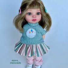 Мини-кукла шарнирная 15-16 см. ООАК