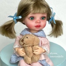 Шарнирная мини-кукла 15 см. ООАК