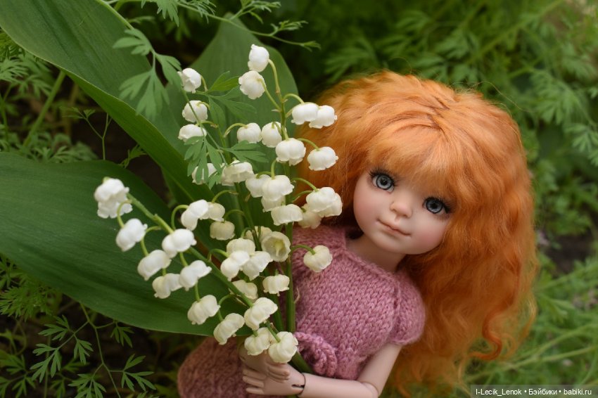 Моя Полинка — Домашние фото авторских кукол: личные коллекции (фото 2)