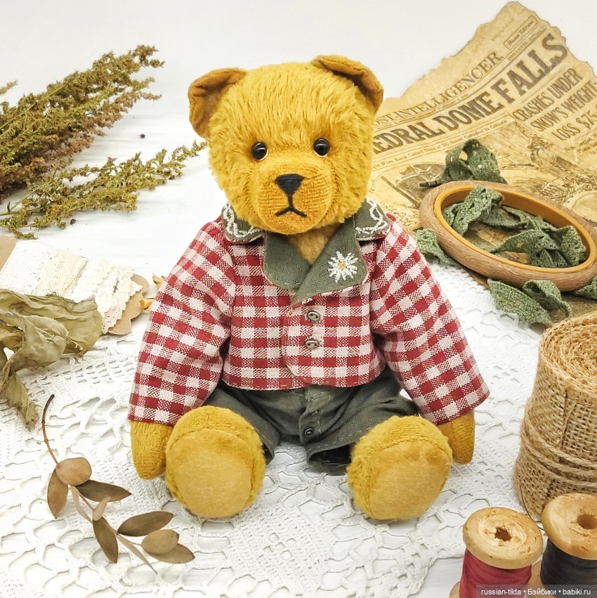 Баварский стиль — Авторские мишки Тедди и друзья: фото (фото 2)
