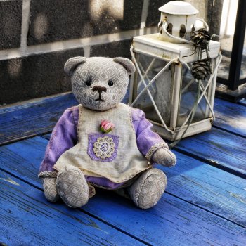 Мишка цвета Кофе с молоком