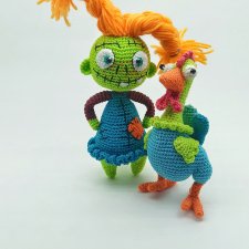 Пеппи без чулок и просто Курица